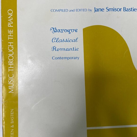 Piano Literature Sheet Music Volume Two Jane Smisor Bastien 1966 Vintage u - Picture 5 of 10
